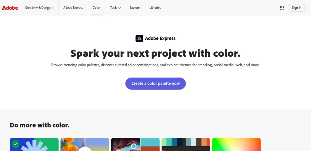 Adobe Color官网,Adobe官方配色工具 | AI工具集